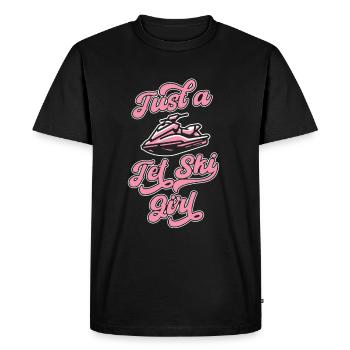 Jet Ski Juste Une Fille De Jet Ski - T-shirt Premium bio Homme - noir - Devant - Nico (187cm)