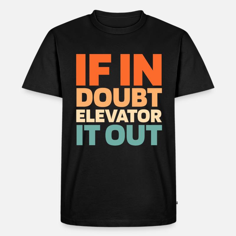 Elevator Elevator - Men's Premium Organic T-Shirt - black