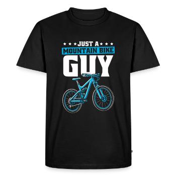 VTT VTT VTT - T-shirt Premium bio Homme - noir - Devant - Nico (187cm)