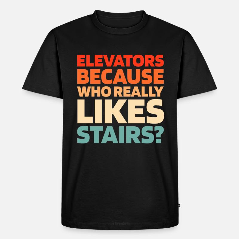 Elevator Elevator - Men's Premium Organic T-Shirt - black