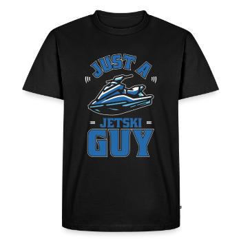 Jet Ski Juste un gars de Jet Ski - T-shirt Premium bio Homme - noir - Devant - Nico (187cm)