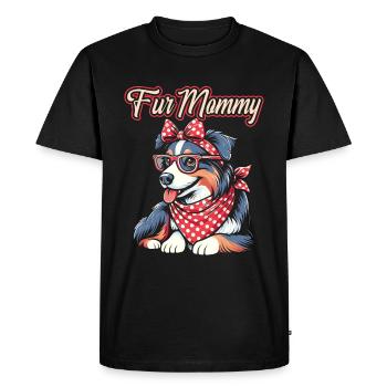 Berger Australien Chien Maman Pour Maman - T-shirt Premium bio Homme - noir - Devant - Nico (187cm)