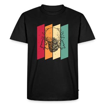 Mouton Lune Hurlement - T-shirt Premium bio Homme - noir - Devant - Nico (187cm)