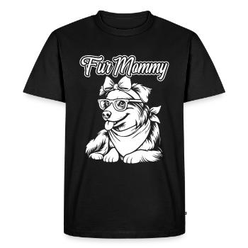 Berger Australien Chien Maman Pour Maman - T-shirt Premium bio Homme - noir - Devant - Nico (187cm)