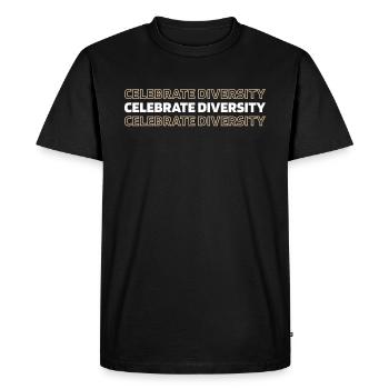 Sourdough bread - Men's Premium Organic T-Shirt - black - Front - Nico (187cm)