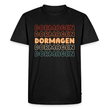 Ville allemande de Dormagen, Rhénanie-du-Nord-Westphalie - T-shirt Premium bio Homme - noir - Devant - Nico (187cm)