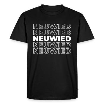 Ville allemande de Neuwied, Rhénanie-Palatinat - T-shirt Premium bio Homme - noir - Devant - Nico (187cm)