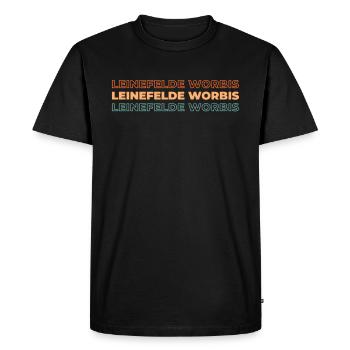 Ville allemande de Leinefeldeworbis, Thuringe - T-shirt Premium bio Homme - noir - Devant - Nico (187cm)