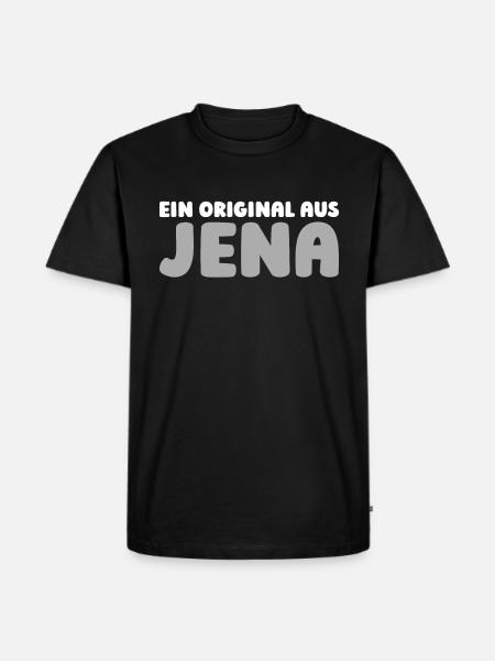 German city Jena, Thuringia - Men's Premium Organic T-Shirt - black