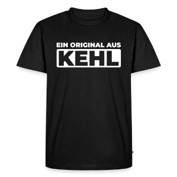 Ville allemande de Kehl Baden-Württemberg - T-shirt Premium bio Homme - noir - Devant - Nico (187cm)