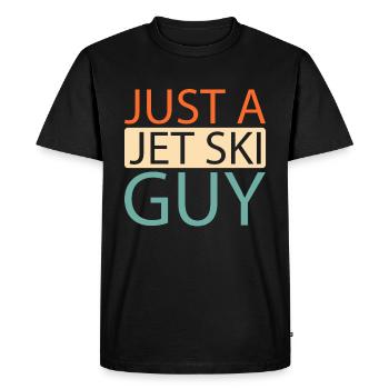 Jet Ski juste un gars de Jet Ski - T-shirt Premium bio Homme - noir - Devant - Nico (187cm)