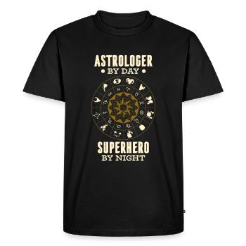 Astrology Astrologer - Men's Premium Organic T-Shirt - black - Front - Nico (187cm)