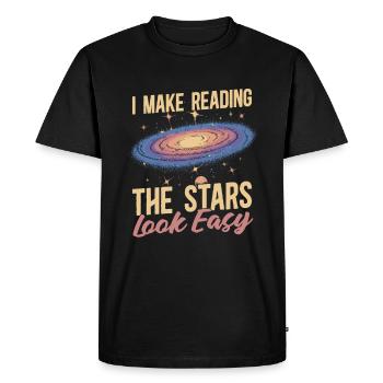 Astrology Astrologer - Men's Premium Organic T-Shirt - black - Front - Nico (187cm)