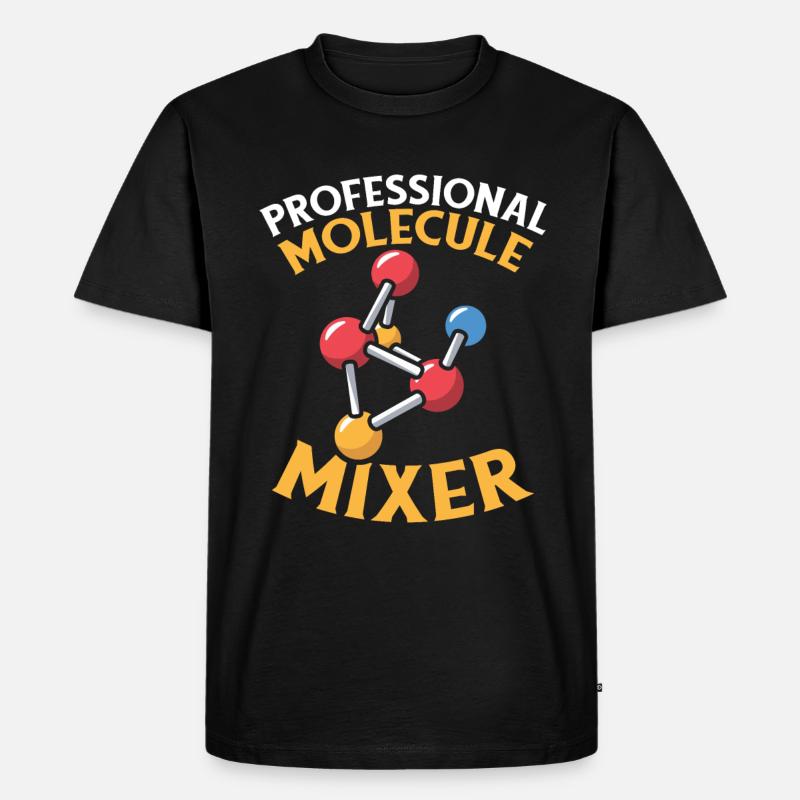 Biochemiker - Männer Premium Bio T-Shirt - Schwarz