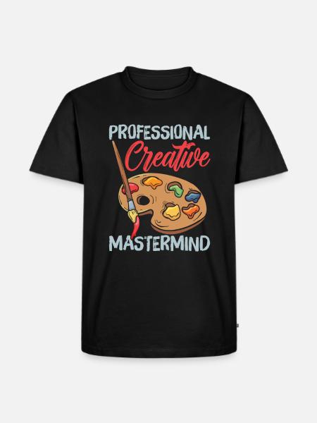 Art Director - Männer Premium Bio T-Shirt - Schwarz
