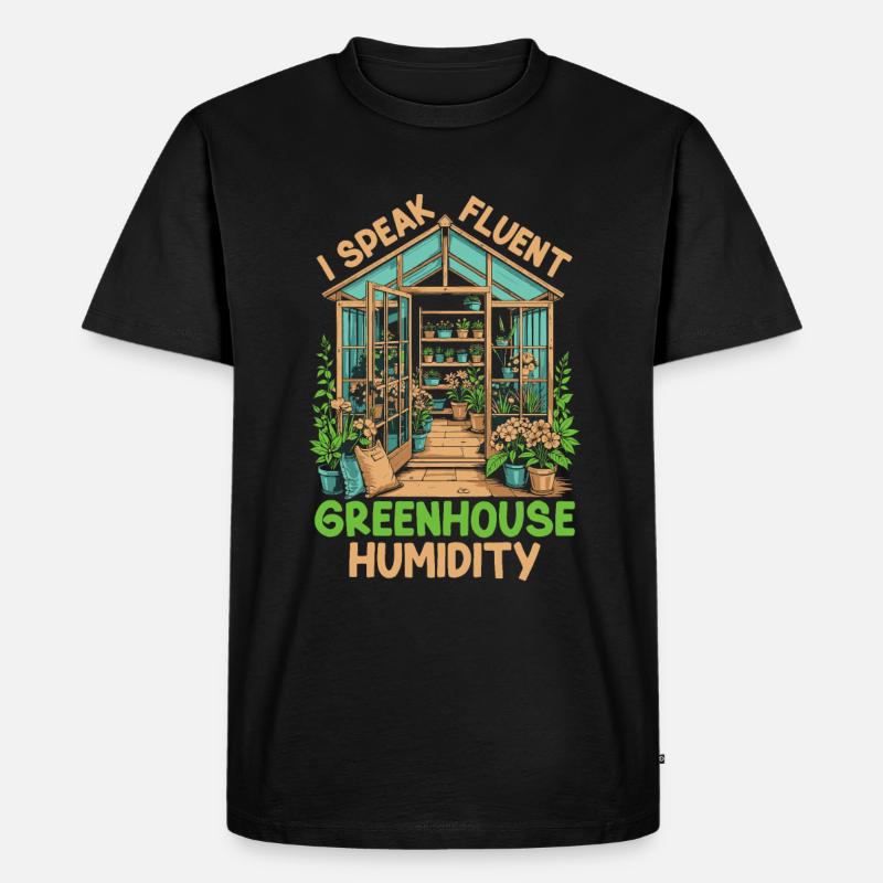 Gewächshausmanager - Männer Premium Bio T-Shirt - Schwarz