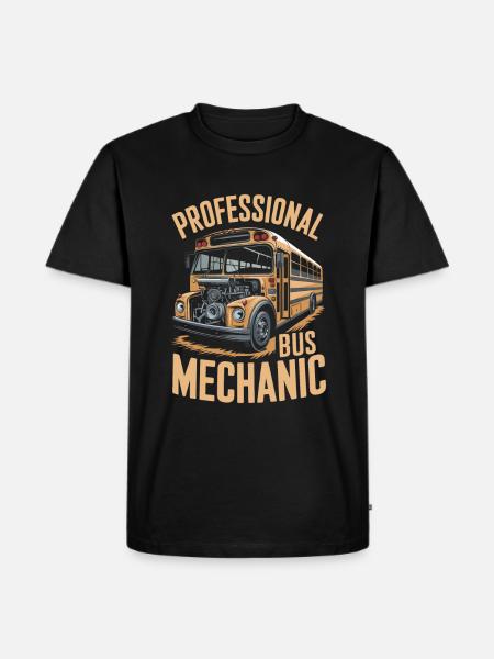 Mécanicien d’autobus - T-shirt Premium bio Homme - noir