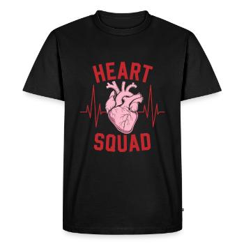 Cardiac Nurse Cadre - Men's Premium Organic T-Shirt - black - Front - Nico (187cm)
