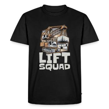 Escouade de grutiers - T-shirt Premium bio Homme - noir - Devant - Nico (187cm)