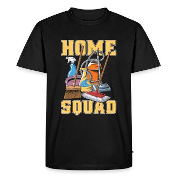 Housekeeper Kader - Men's Premium Organic T-Shirt - black - Front - Nico (187cm)
