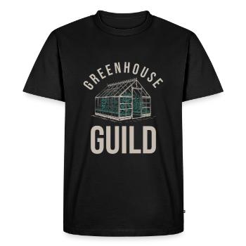 Greenhouse Manager Team - Men's Premium Organic T-Shirt - black - Front - Nico (187cm)