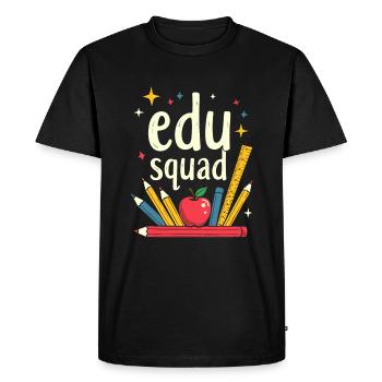 Équipe pédagogique - T-shirt Premium bio Homme - noir - Devant - Nico (187cm)