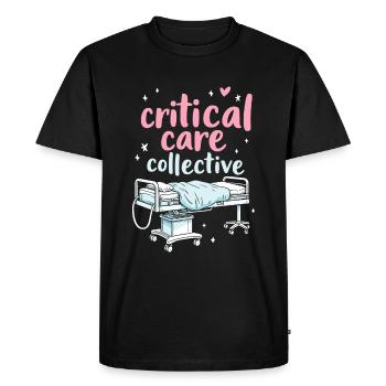 Intensive Care Nurse Team - Men's Premium Organic T-Shirt - black - Front - Nico (187cm)