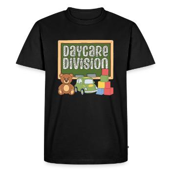 Maternelle Enseignant Équipe d’Assistante maternelle - T-shirt Premium bio Homme - noir - Devant - Nico (187cm)