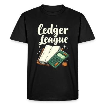 Accountant Tax Advisor Team - Men's Premium Organic T-Shirt - black - Front - Nico (187cm)