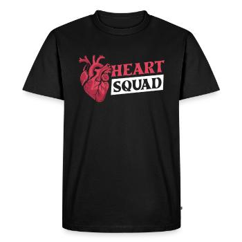 Cardiologist Kader - Men's Premium Organic T-Shirt - black - Front - Nico (187cm)