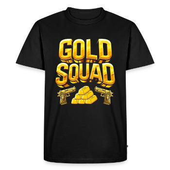 Escouade d’orfèvrerie - T-shirt Premium bio Homme - noir - Devant - Nico (187cm)