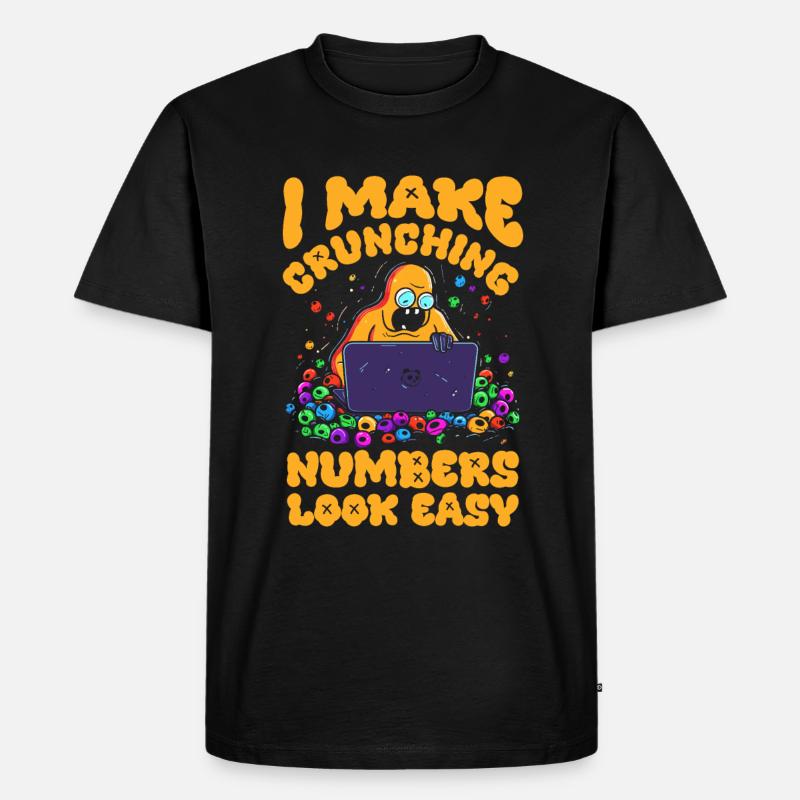 Data Science Data Analyst - Männer Premium Bio T-Shirt - Schwarz