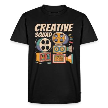 Équipe de directeurs artistiques - T-shirt Premium bio Homme - noir - Devant - Nico (187cm)