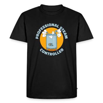 Boiler operators - Men's Premium Organic T-Shirt - black - Front - Nico (187cm)