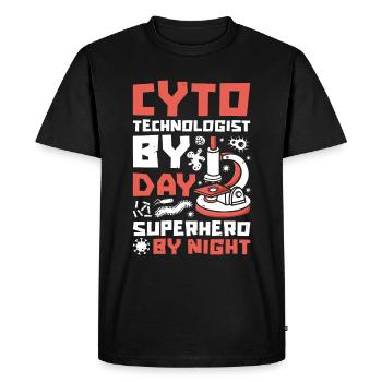 Cytotechnologist - Men's Premium Organic T-Shirt - black - Front - Nico (187cm)
