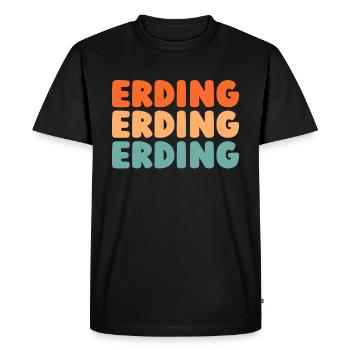 German city of Erding, Bavaria - Men's Premium Organic T-Shirt - black - Front - Nico (187cm)