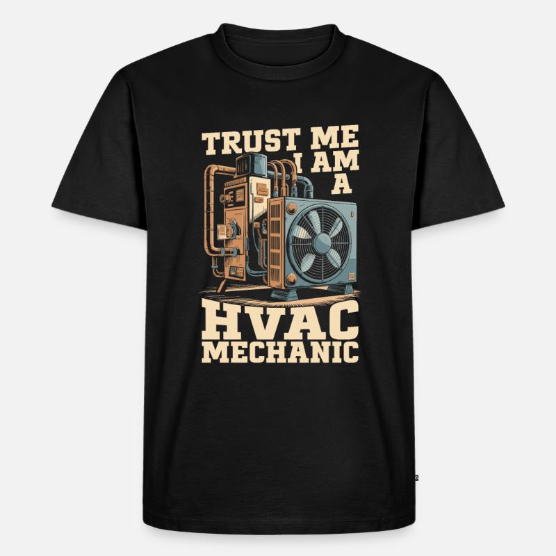 Hlk Techniker - Männer Premium Bio T-Shirt - Schwarz
