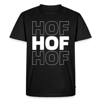 Ville allemande de Hof Bavaria - T-shirt Premium bio Homme - noir - Devant - Nico (187cm)