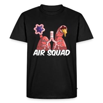 Inhalothérapeute Kader - T-shirt Premium bio Homme - noir - Devant - Nico (187cm)