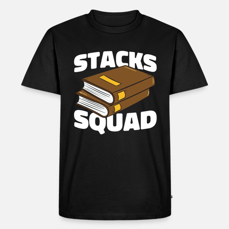 Bibliothekar Kader - Männer Premium Bio T-Shirt - Schwarz