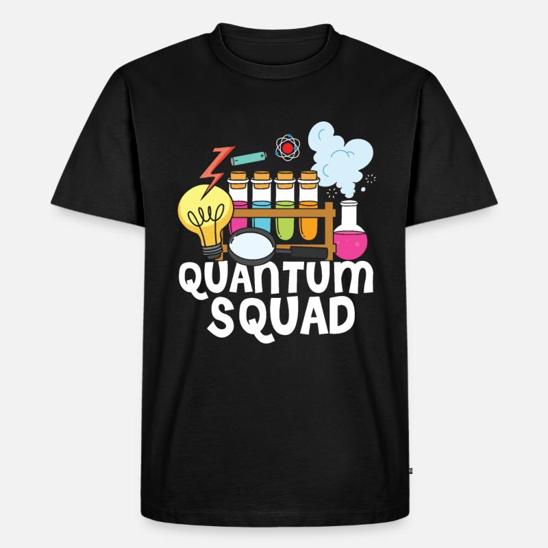 Physik Phyiker Kader - Männer Premium Bio T-Shirt - Schwarz