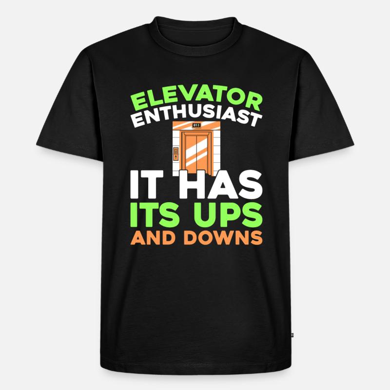 Elevator Elevator - Men's Premium Organic T-Shirt - black