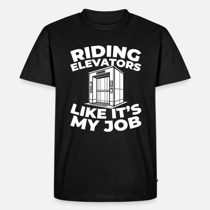Elevator Elevator - Men's Premium Organic T-Shirt - black