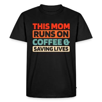 Ambulance Service Paramedic Paramedic - Men's Premium Organic T-Shirt - black - Front - Nico (187cm)