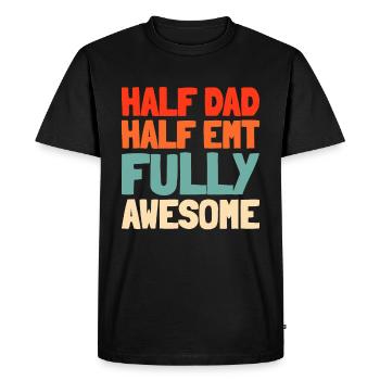 Service d’ambulance Paramédic Paramédic - T-shirt Premium bio Homme - noir - Devant - Nico (187cm)