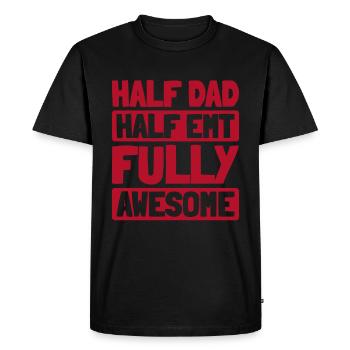 Service d’ambulance Paramédic Paramédic - T-shirt Premium bio Homme - noir - Devant - Nico (187cm)