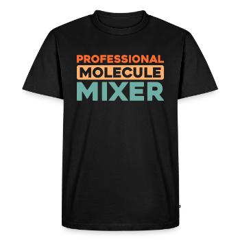 Biochemist - Men's Premium Organic T-Shirt - black - Front - Nico (187cm)