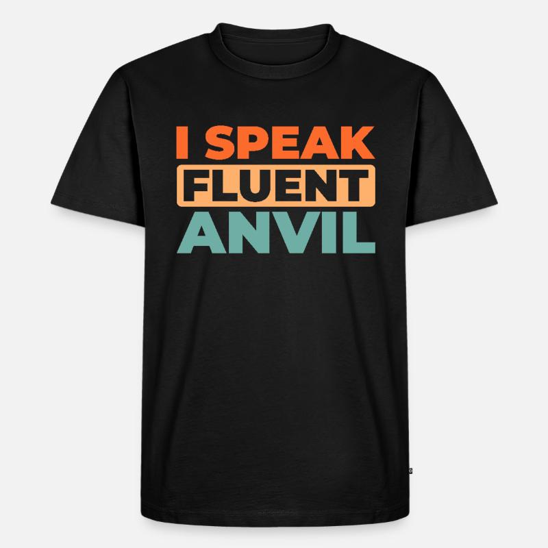 Schmied Metallbauer - Männer Premium Bio T-Shirt - Schwarz