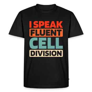 Biochemist - Men's Premium Organic T-Shirt - black - Front - Nico (187cm)