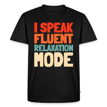 Esthéticienne - T-shirt Premium bio Homme - noir - Devant - Nico (187cm)
